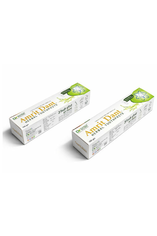 Amrit Dant Herbal Toothpaste Combo 2 Packs