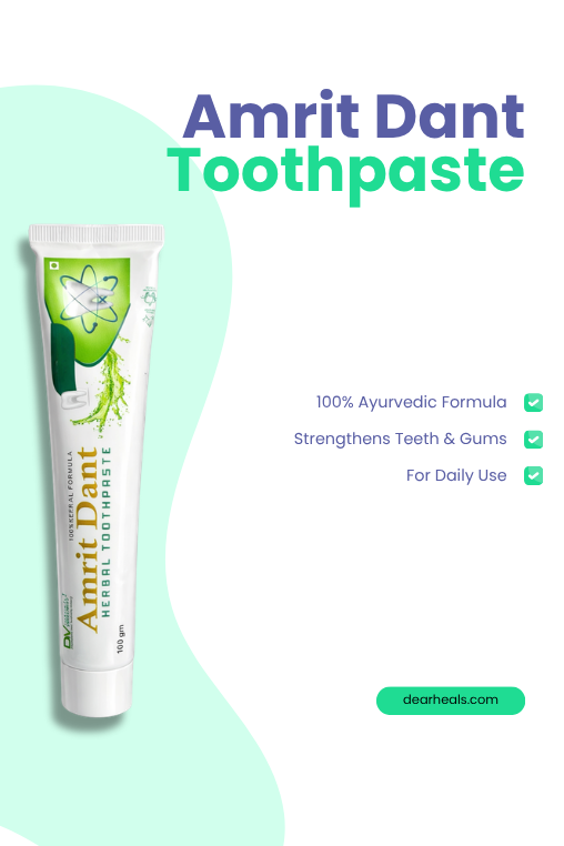 Amrit Dant Herbal Toothpaste Combo 2 Packs