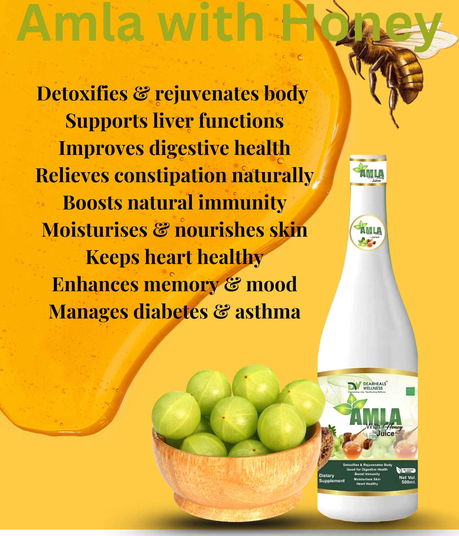 Amla Honey Juice-500ml
