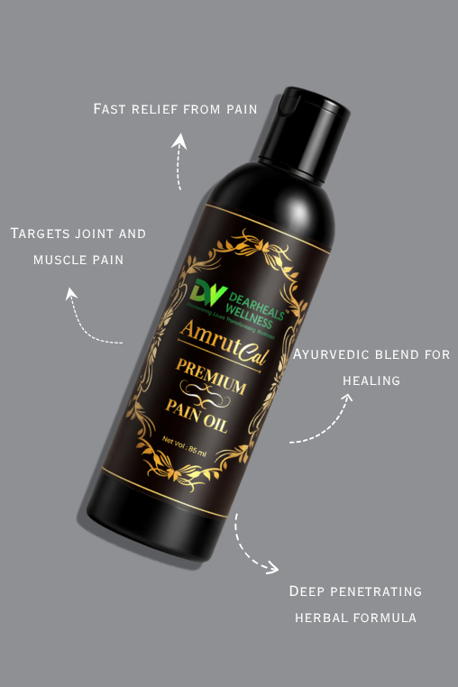 AmrutCal Premium Pain Oil (85ml)
