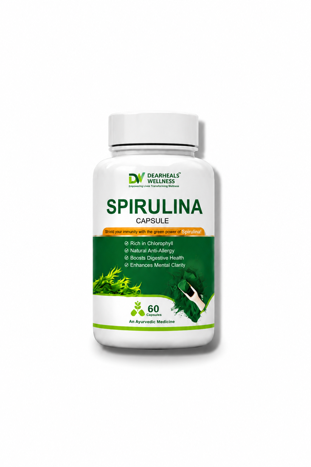 Spirulina Capsules (60 Capsules)