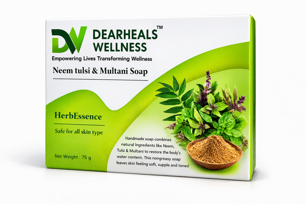Neem Tulsi & Multani Soap + Coconut Oil and Pure Glycerine Soap Combo pack