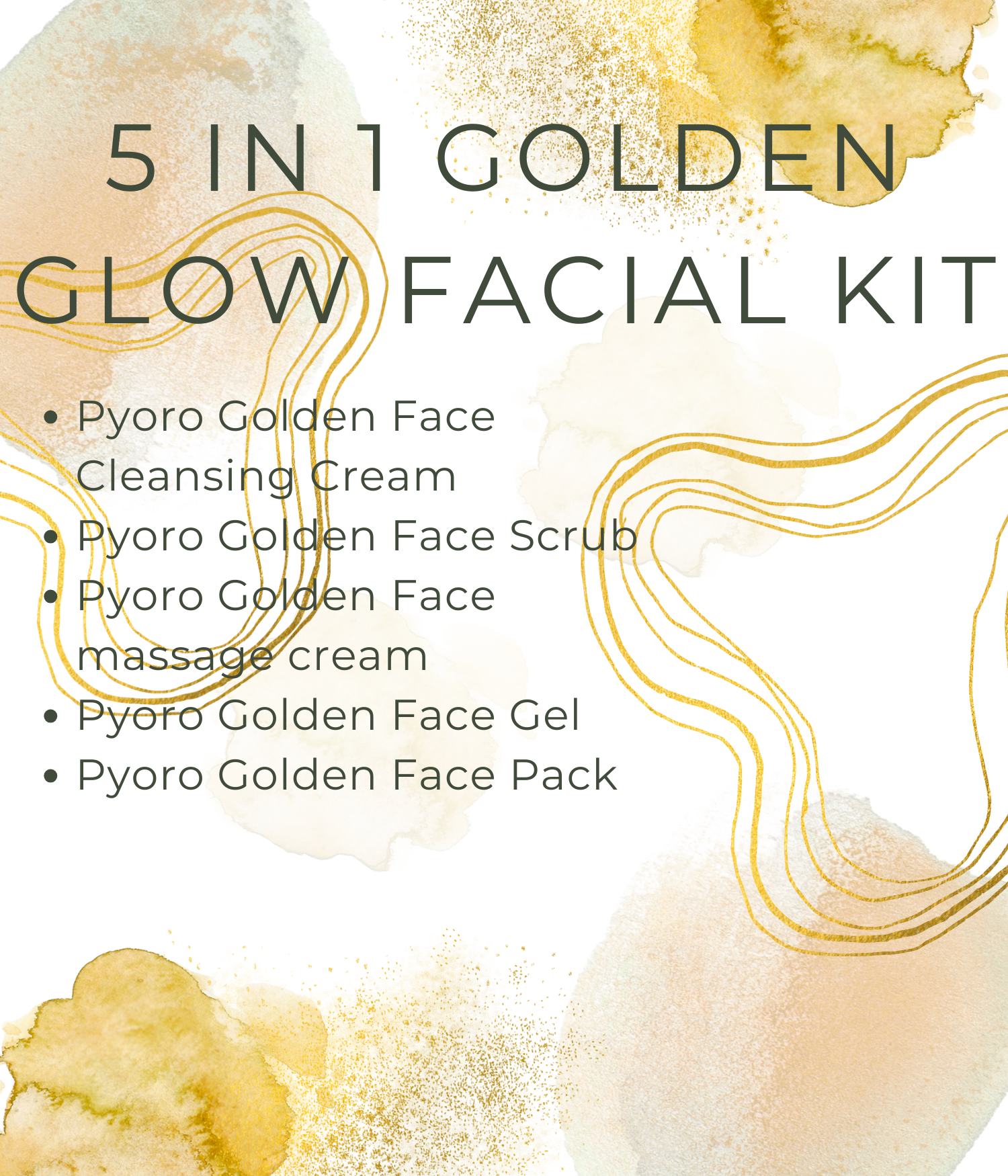 Golden Glow Facial Kit