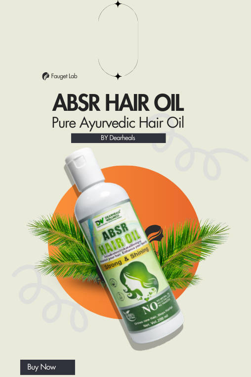 ABSR Herbal Hair Oil-200 ml Amla, Brahmi, Shikakai, Reetha (silicon, paraben free)